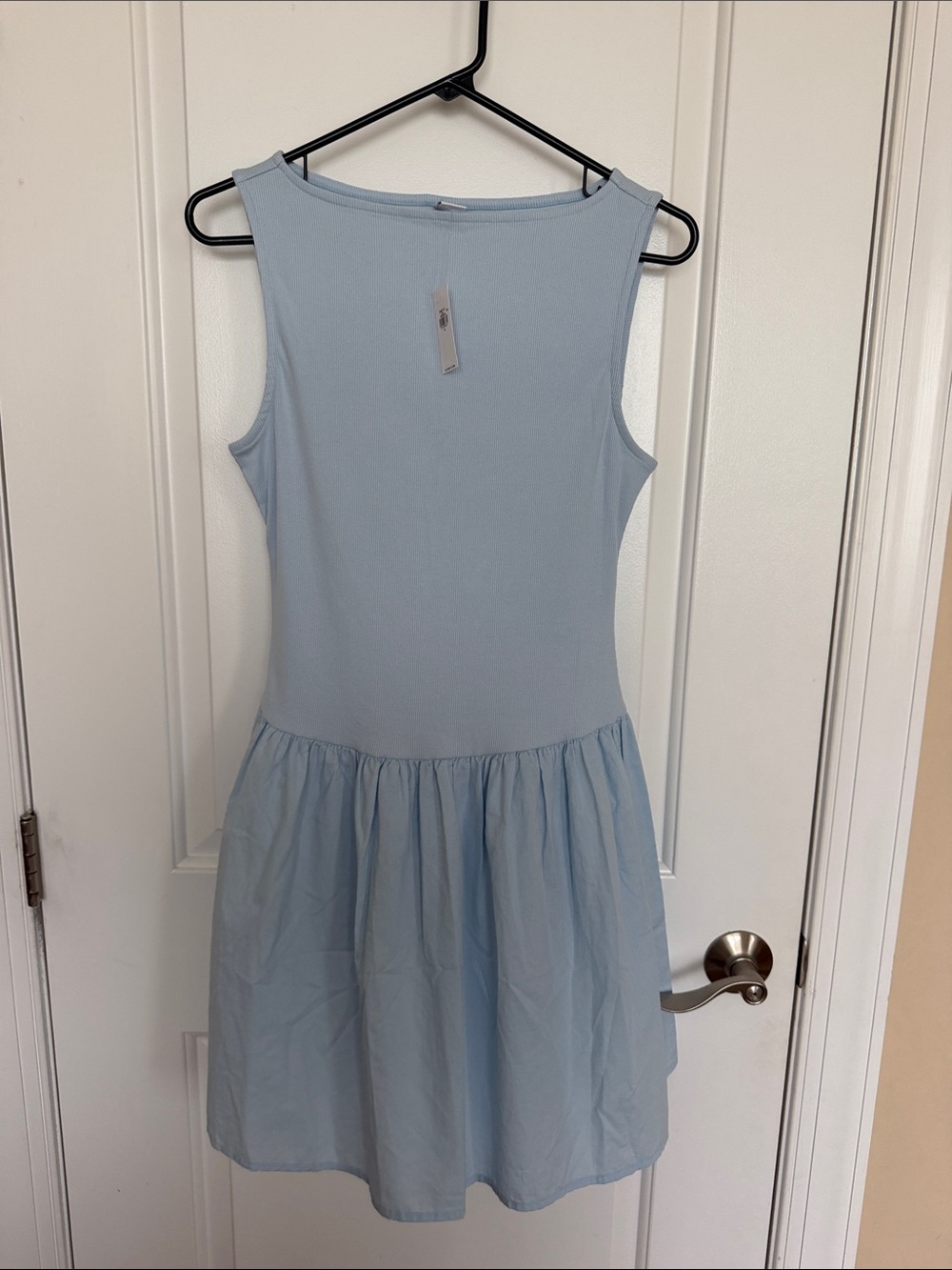 Old Navy Light Blue Sleeveless Drop-Waist Dress